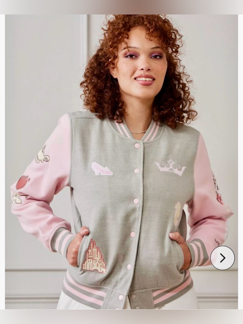 Disney Princess Icon Varsity Jacket - Picture 1 of 9
